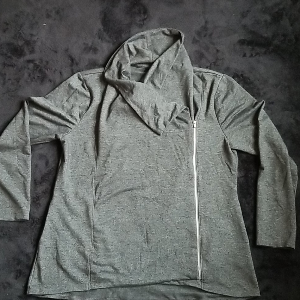 Apt 9 asymmetrical zip up jacket